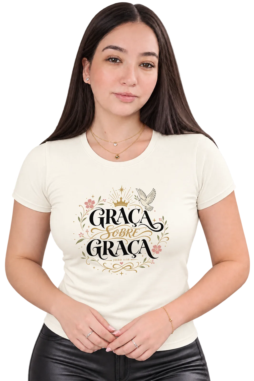 Baby Look Graça sobre Graça