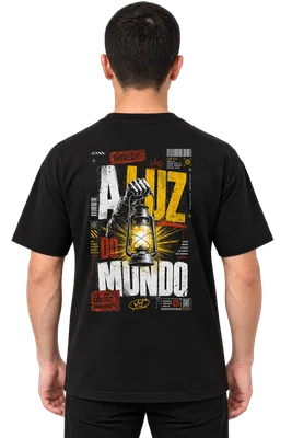 Camiseta Oversized Luz do mundo